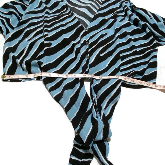 TOPSHOP ZEBRA PRINT TOP - Picture 8 of 9